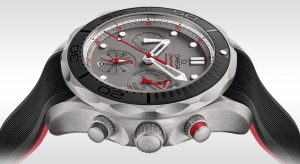 The durable fake Omega Seamaster 300M 212.92.44.50.99.001 watches are made from titanium.