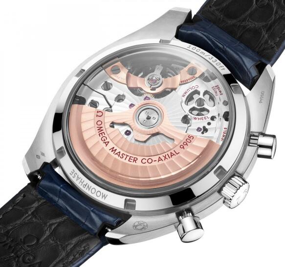 The movement could be viewed through the transparent caseback.