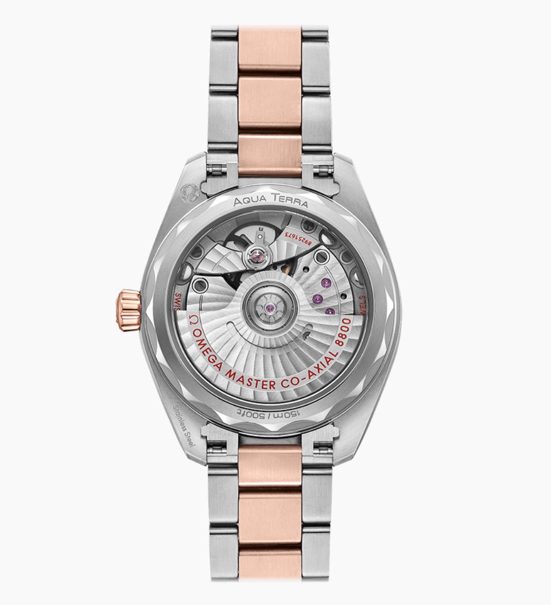 The high-quality fake watch is designed for women.